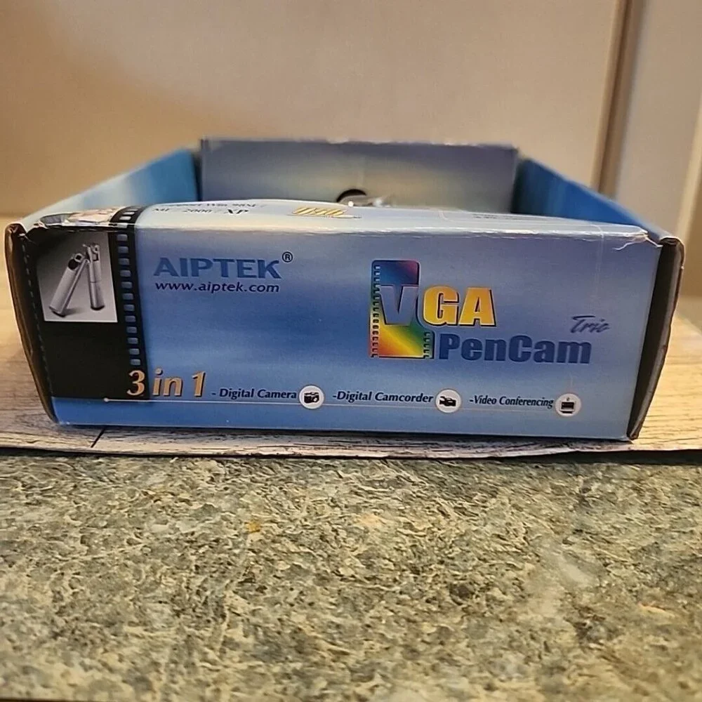 VGA PenCam Digital Camera AIPTEK Trio Geek Vintage Tech AS IS